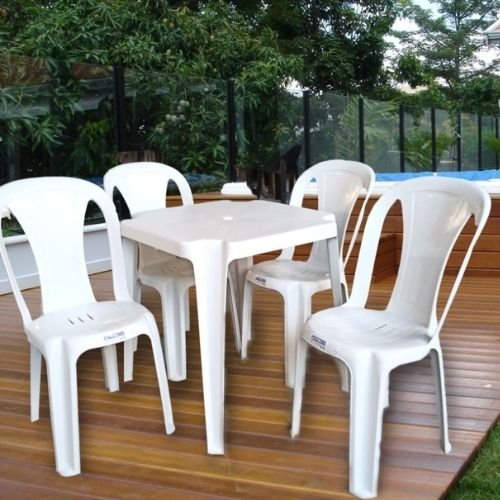 Mesas e Cadeiras de Plastico  Cadeira de plastico, Mesa de plastico, Mesas  e cadeiras