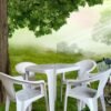 Conjunto Mesa e Poltrona de Plástico Monique-b