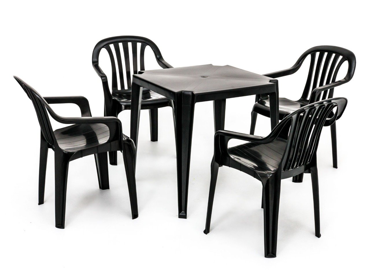 Conjunto de Mesa e Cadeiras Tramontina Plástico