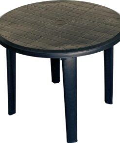 mesa de plástico desmontável redonda