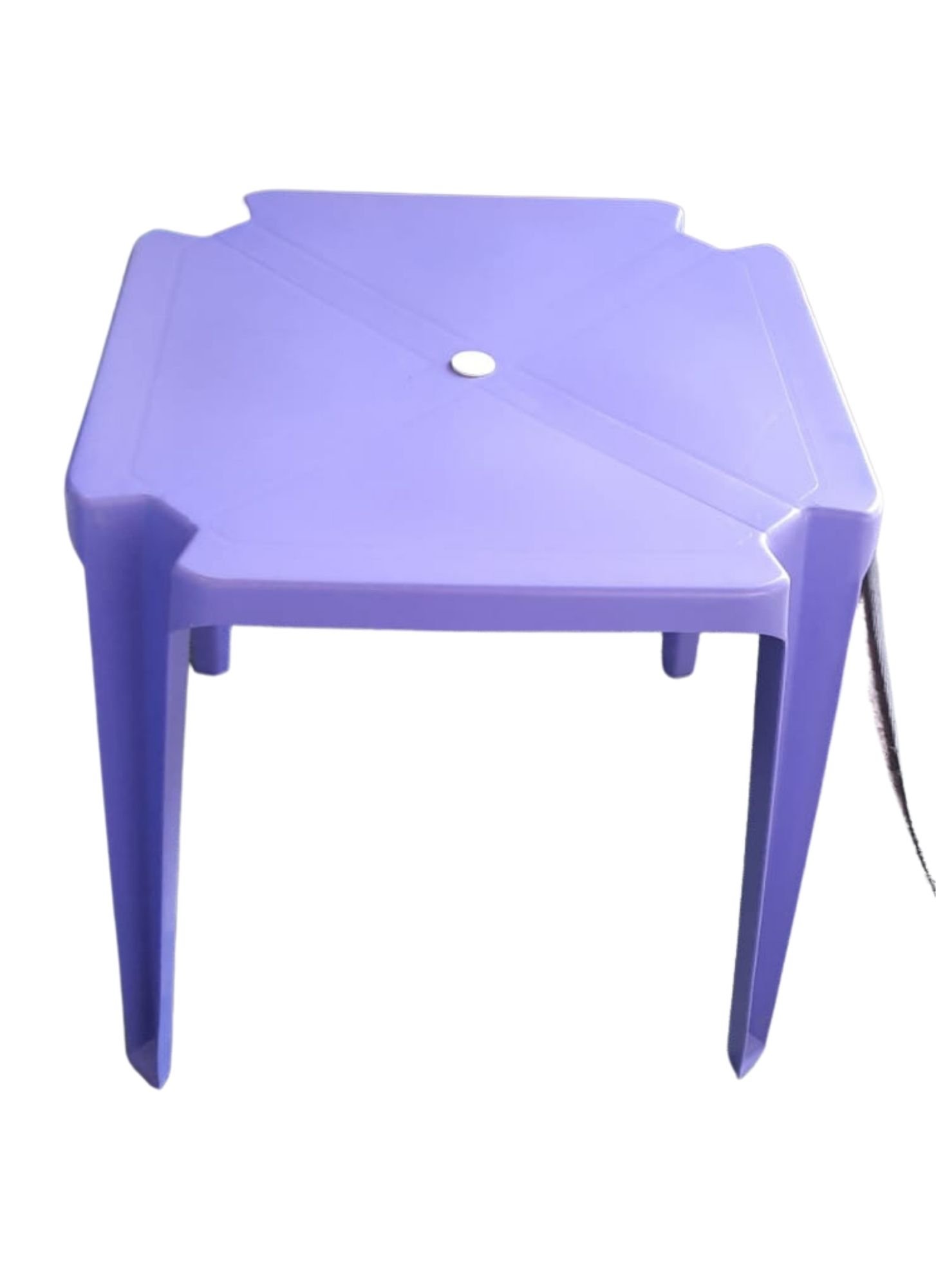 Mesa e Cadeira de Plástico Preta - Somel