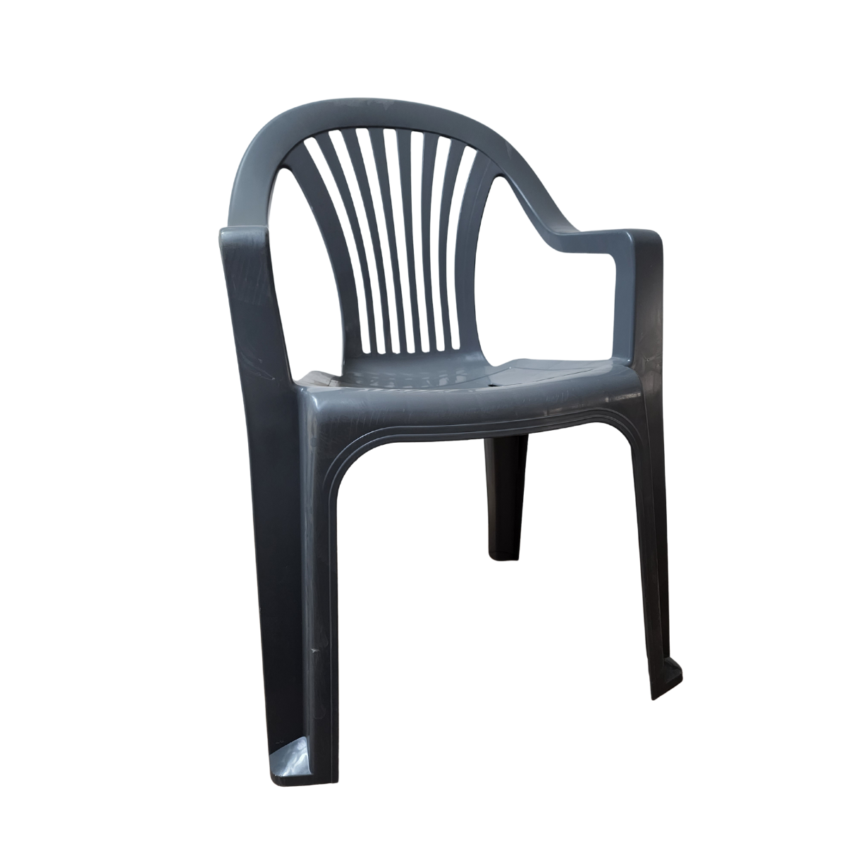 Mesa e Cadeira de Plástico Preta - Somel