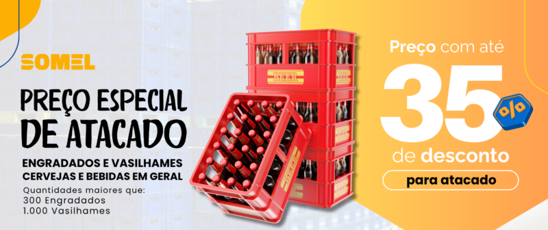 Engradado de cerveja SOMEL